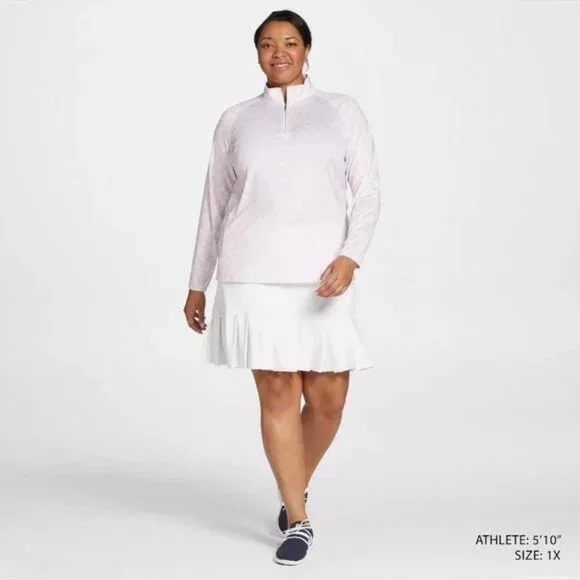 Walter Hagen Women's Printed UV Long Sleeve Golf 1/4 Zip NWT - Picture 2 of 7